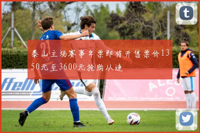 泰山主场赛事年票即将开售票价1350元至3600元抢购从速